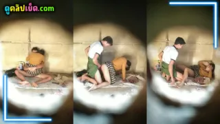 หนุ่มน้อยพม่ากับแฟนสาวแสนสวย แอบเย็ดในตึกที่กำลังก่อสร้าง โดนมือดีแอบถ่าย ถลกผ้าถุงเย็ดแตก